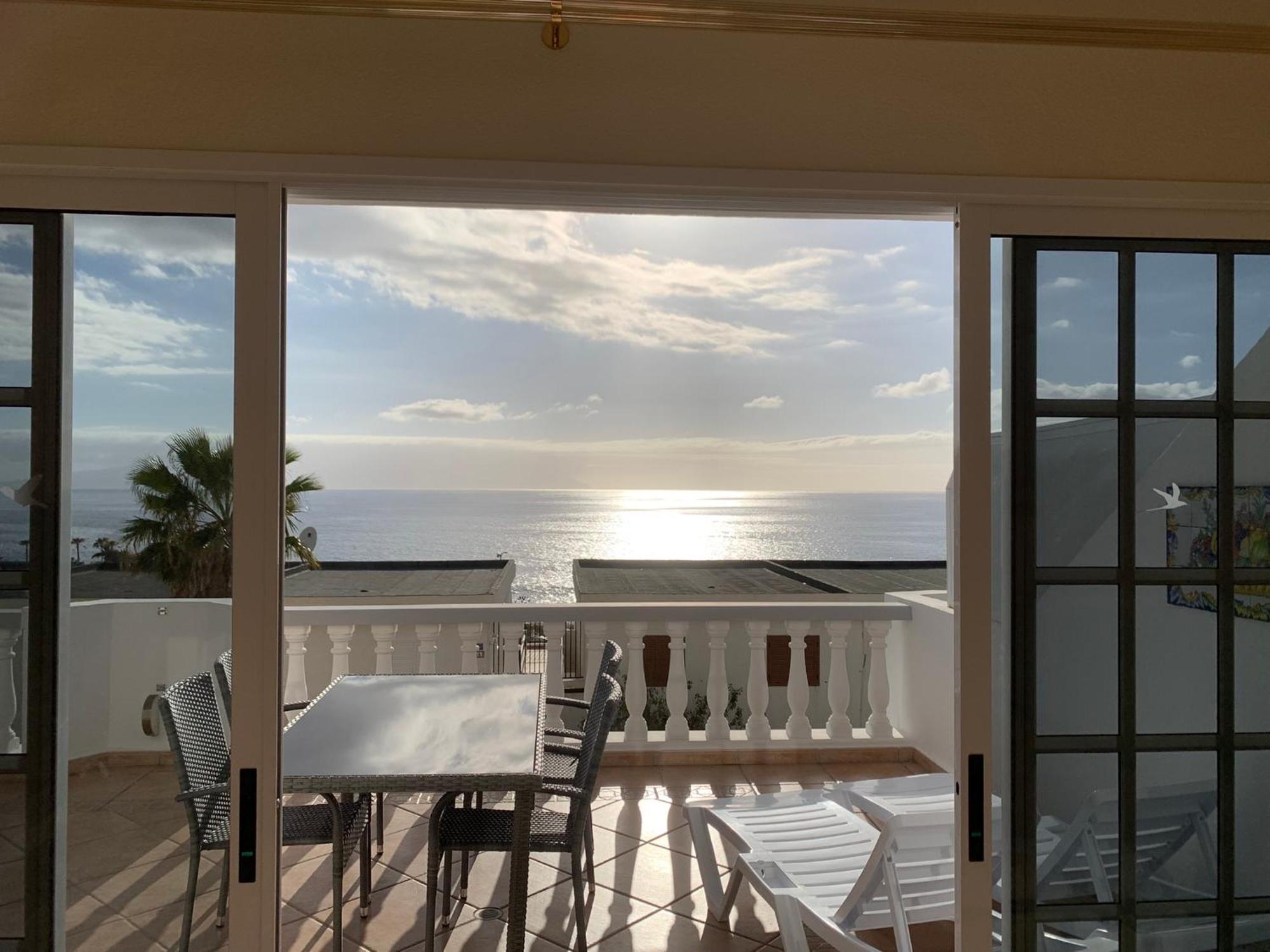 Ocean Pearl Ferienwohnung Teneriffa Süd Los Gigantes Acantilado de los Gigantes Exterior foto